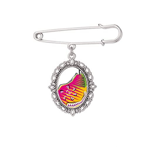 Broche poire mexicaine accessoire idéal pour sublimer une robe de soirée