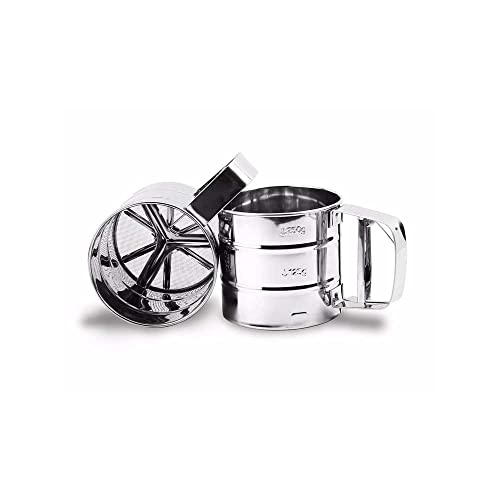Polvilhador Peneira Inox C/Gatilho 9x10,5cm 123Útil