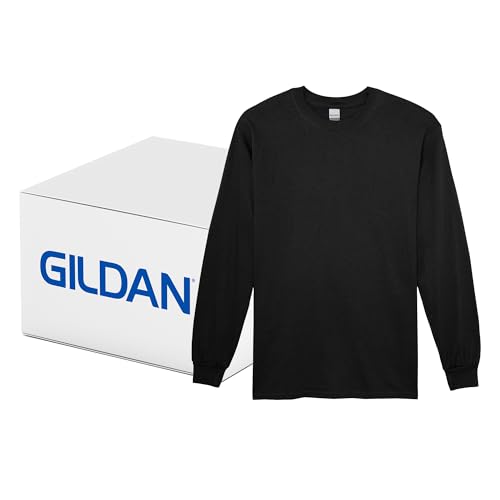Gildan Adult Ultra Cotton Long Sleeve T-Shirt, Style G2400, Multipack2