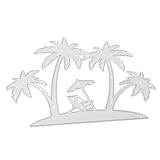 Modèle de cocotier - 🌷🌱🌴notre matrice de découpe de cocotier convient à la fabrication de cartes, d'invitations, de et d'autres décorations.