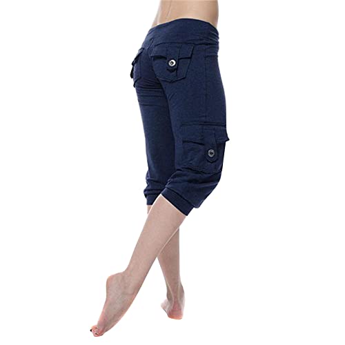 Pantalon d'été pour le yoga et loisirs décontractés avec taille élastique