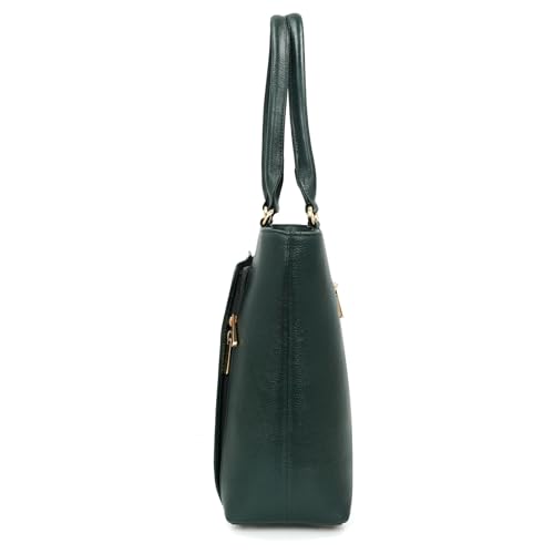 Image of RICHSIGN LEATHER ACCESSORIES Full Grain Natural Leather Top Handle Satchel Shoulder & Handbags
