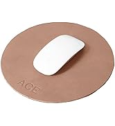 Custom Round Leather Mouse pad. Perfect Gift For Weddings, Anniversaries, Birthdays, And Special ...