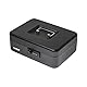 HMF 20017-02 Geldkassette abschließbar mit Zahlenschloss | 25 x 18 x 8,5 cm | Schwarz