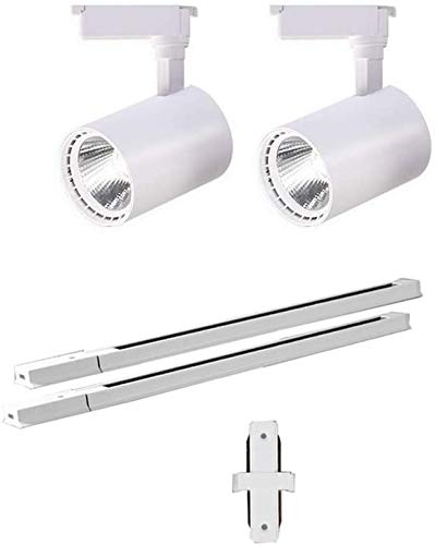 spot lights for ceiling Modern 2 Way LED Ceiling Spot Lights with Flexibly Rotatable Light Head, LED Track Lighting Fixture with track and connector For Kitchen Living Room