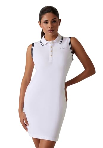 Guess Mini Abito Sportivo V5GK04KCOK1 G011 White M - 2