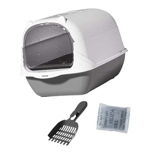 Enclosure Cats Litter Box for Large Cats Home Use Odors Control Detachable Lid Litter Tray for Cleaning Enclosed Litter Box for 