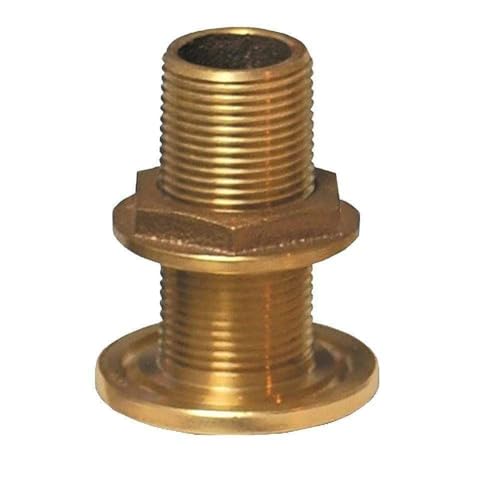 TM USWWAGOODS Replacement for/Fits Groco 1' Bronze Thru-Hull Fitting with Nut #TH-1000-W
