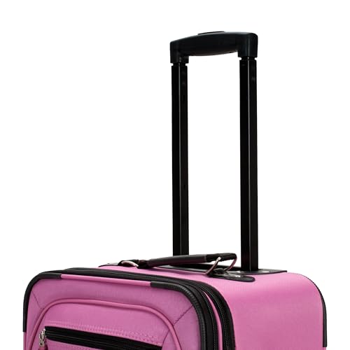 Image of Rockland Polyester Pink Carry-On (F2281-PINK)