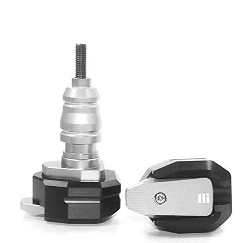 Absturzsicherung Motorrad Zubehör Für Benelli BN300 BN600 TNT300 TNT600 BN TNT 300 600 Aluminium Rahmen Slider Anti Crash Pads(Silber)