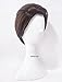 QWIFCMJF -Cosplay Wig Detroit Become Human Connor Cosplay Wigs Short Dark Brown Heat Resistant Hair Wig + Wig Cap