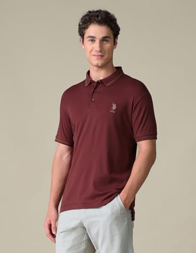 Image of U.s.Polo Association Men's Regular fit Solid Polo Shirt