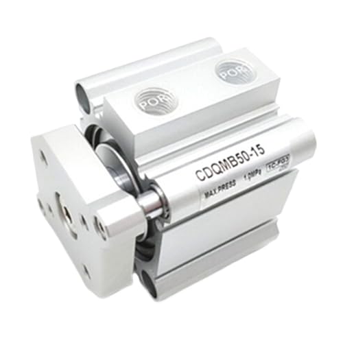 Actuador neumático compacto CQMB25-45 con vástago guiado antirotación 2
