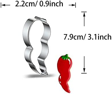 Red Chili Pepper Shape Cookie Cutter image 4