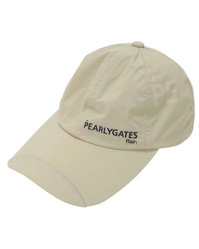 [パーリーゲイツ] 継続定番商品 レインキャップ (撥水・内側メッシュ) / ゴルフ 雨具 / 053-5987411 040_ベージュ FR