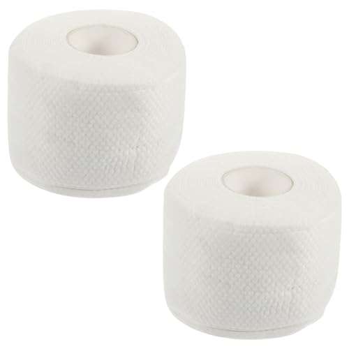 Garneck Toallas Faciales Desechables Gruesas 45 Unidades por Rollo Paños Suaves y Absorbentes para Limpieza Facial y Desmaquillado Uso Seco y Húmedo para Bebés y Cuidado Personal