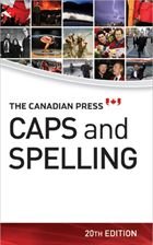 Paperback The Canadian Press Caps and Spelling Book
