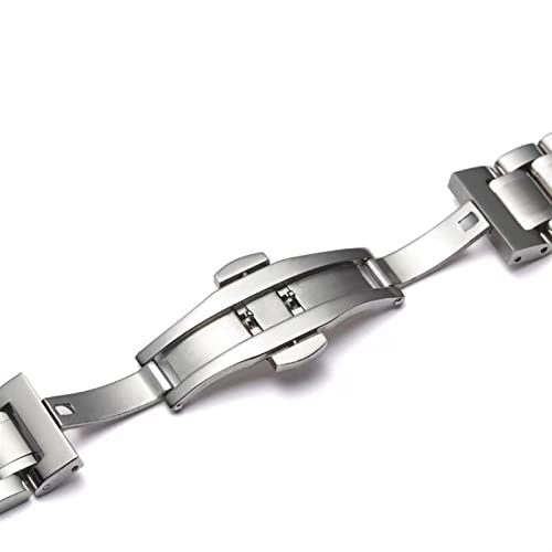 Bracelets de remplacement en acier inoxydable finition métal brossé premium