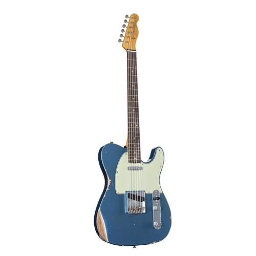 Fender Custom Shop 1963 Telecaster Relic Electric Guitar - Aged Lake Placid Blue