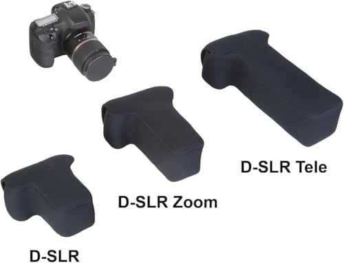 Funda neopreno suave para cámara digital compacta negra miniatura 5