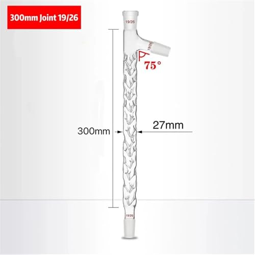 Colonne de distillation 300 mm triple joint interchangeable pour reflux stable