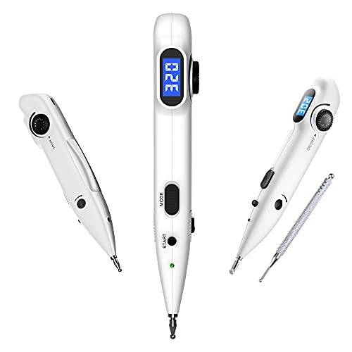 HDcure Acupuncture Pen | 9 Intensity Modes | Electronic Acupuncture Pen | Rechargeable Meridian Energy Pen | Electric Stimulator LY-508B | Deep Tissue Massage | Electronic Pulse Massager