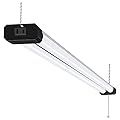 hykolity 5000K LED Shop Light Linkable, 4FT Daylight 42W LED Ceiling Lights for Garages, Workshops, Basements, Hanging or FlushMount, Power Cord with Pull Chain, 4200lm, ETL- 1 Pack