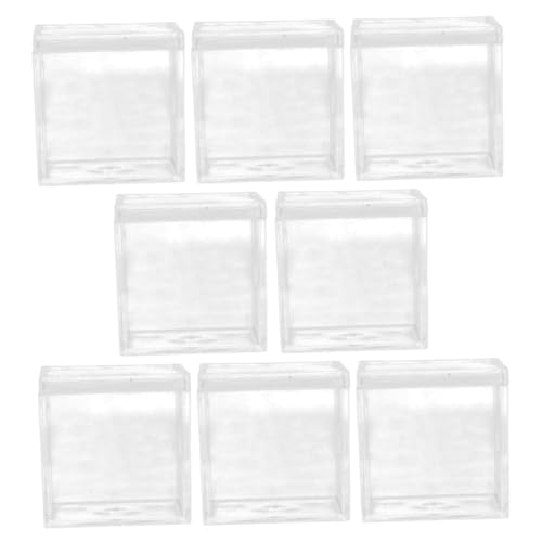 GOOHOCHY 8個正方形クリアアクリルボックス お菓子 アクセサリー収納ケース ボックス パーティーや結婚式にな多用途型