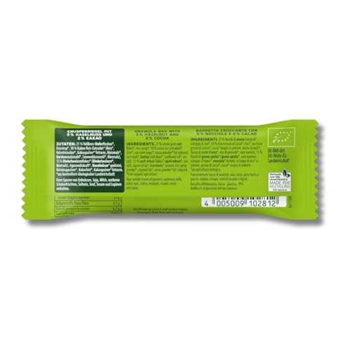 BioKids Knusperriegel Kakao-Haselnuss 12x 25g