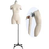 【Tailles européennes et américaines】: Ce mannequin de couture à épingler est spécialement conçu pour les morphologies européennes et américaines. Disponible en tailles 0 à 20. Les tailles spécifiques sont indiquées en 2. Il existe 4 styles : le style A est une paire d'épaules rondes ; le style B est une paire de bras à demi-manches ; le style C est une paire d'épaules rondes avec un bras ; le style D est une paire de bras doubles.