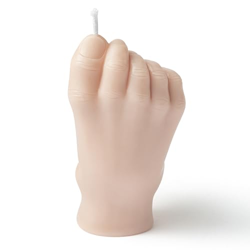 Mini Foot Candle Inverted Feet Shape Candles Creative Gift Home Aesthetic Decor Pine Fragrance Aromatherapy Natural Soy Wax Material Desk Art Decoration for Bedroom Bathroom Office