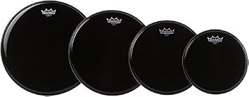 Remo Ambassador 4 -Pc Tom Pack - 10 12 14 16 بوصة - الأبنوس