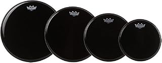Remo Ambassador 4-Pc Tom Pack - 10 12 14 16 Inches - Ebony