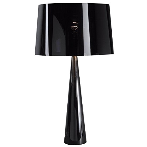 TOTEM - Lampe à poser Noir/Chrome H58,5cm - Lampe à poser Aluminor designé par
