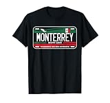 Monterrey License Plate Design, Monterrey Mexico, Monterrey T-Shirt