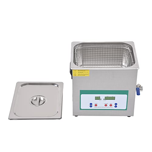 Kaufpart Ultrasonic Cleaner Small Parts Ultra Sonic Tank Bath Cleaning Machine Timer DK-410HTD 240W