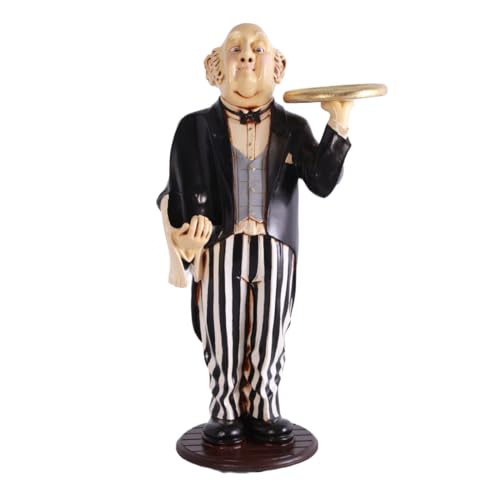 LM Treasures Connoisseur Butler Wine Holder Small Statue