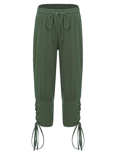 Kids Boys Victorian Jogger Pants Medieval Gothic Stripes Trousers Pirates Ankle Banded Leggings