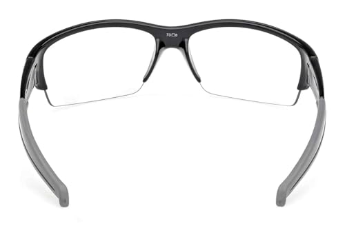 Harley-Davidson Men's B&S Blaze Sunglasses, Shiny Black Frames/Clear Lens3