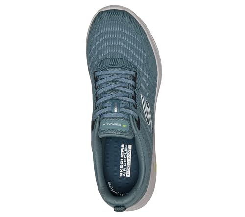 Image of Skechers Men's Go Walk 8 Day | Air-Cooled Goga Mat Insole, Ultra Go Cushioning, Dual-Density Outsole, Bungee Laces, Machine Washable