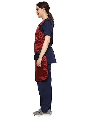 Image of HealthGoodsIn Lead Apron 0.5mm Lead (pb) for Working with X-Ray Machine with Robust Hanger for Hospitals, Labs, Nursing Homes