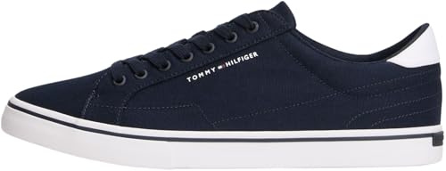 Tommy Hilfiger Vulc Core Long Lace FM0FM05688 Low Top para Hombre, Azul (Desert Sky), 9