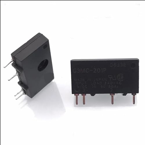 Relé de 5V G3MC-201P evita el ruido mecánico en sistemas de control con 4 pines 5 uds