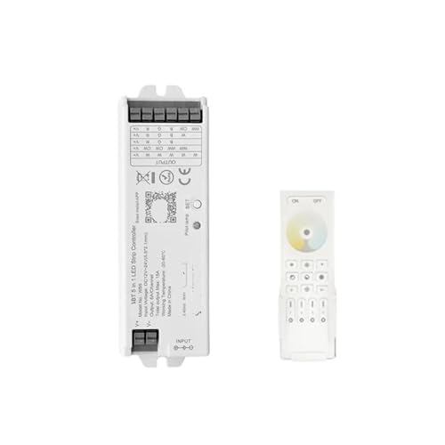 Contrôleur LED WB5 5-en-1 avec contrôle précis 2,4 GHz pour personnaliser vos rubans RVBCCT