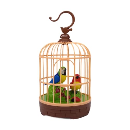 ＡＷＨＡＯ Cantando cinguettio Uccello in Gabbia parlante cinguettio svolazzante per Uccelli in Gabbia per Bambini per Bambini Piccoli
