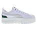 PUMA Womens Mayze Lace Up Platform Sneakers Shoes Casual - White - Size 10 M