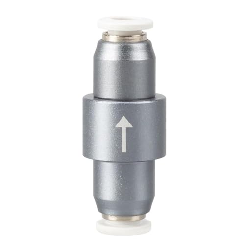Image of CO2 Diffuser, CO2 Diffuser for Planted Aquarium, One Way Non-Return, Self Locking, 0.3 Bar Push Pressure for OD 6mm Air Pipes, Quick Connect Inline Valve for Fish Tank CO2 System