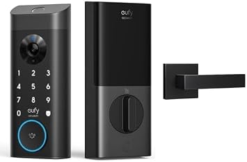 eufy Security Video Smart Lock E330 Pack with Square Door Handle