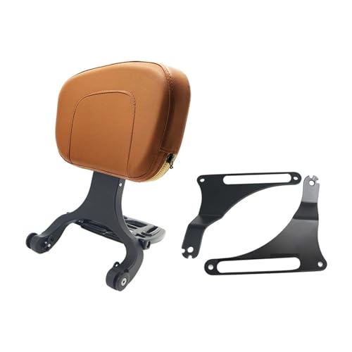 Asiento respaldo motocicleta multiusos regulable para Sportster y Dyna