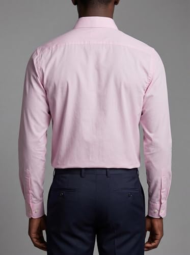 Image of INKAST Men's Cotton Blend Plain Formal Shirt | Full Sleeves Solid Shirts| Straight Regular Fit | Office and Regular Wear